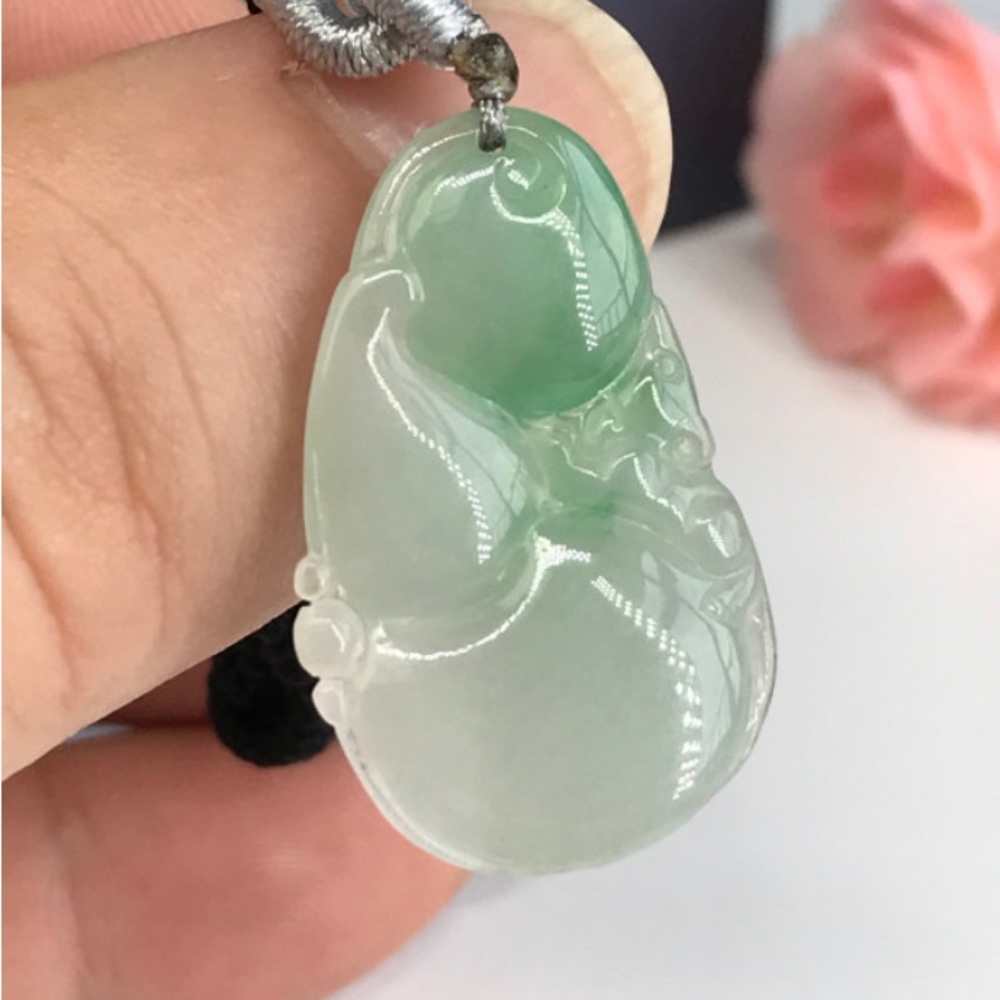 Grade A Certified Burmese Jade Pendant